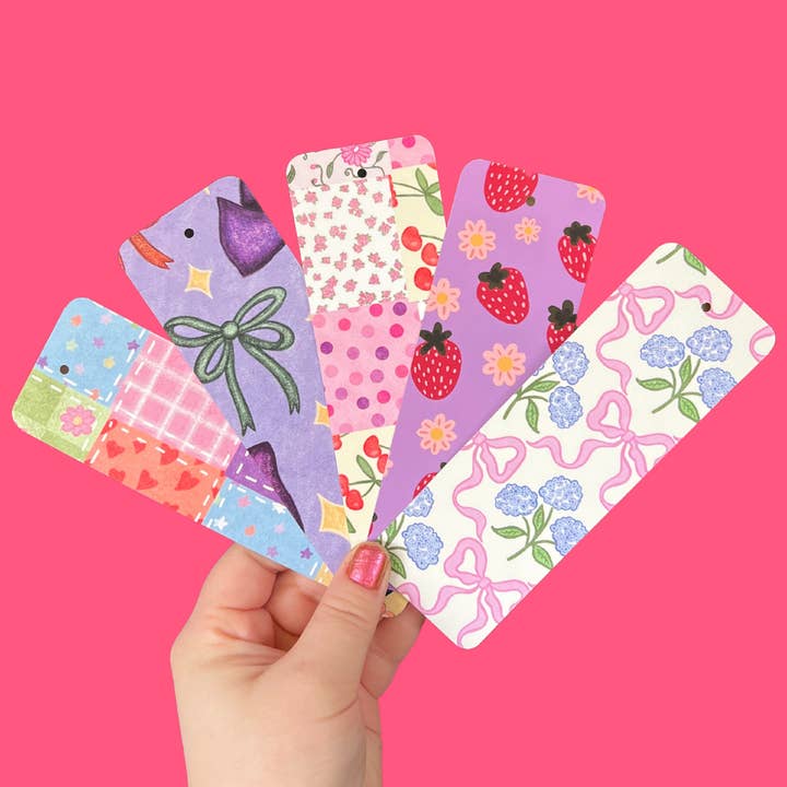 Marcadores de Livro com Padrões | Quilt de Leitura de Livros Kawaii Caprichoso Laço Floral por atacado de Faebelle Haven
