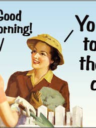 STICKER: Good morning! You need to calm the fuck down... for wholesale by Ephemera