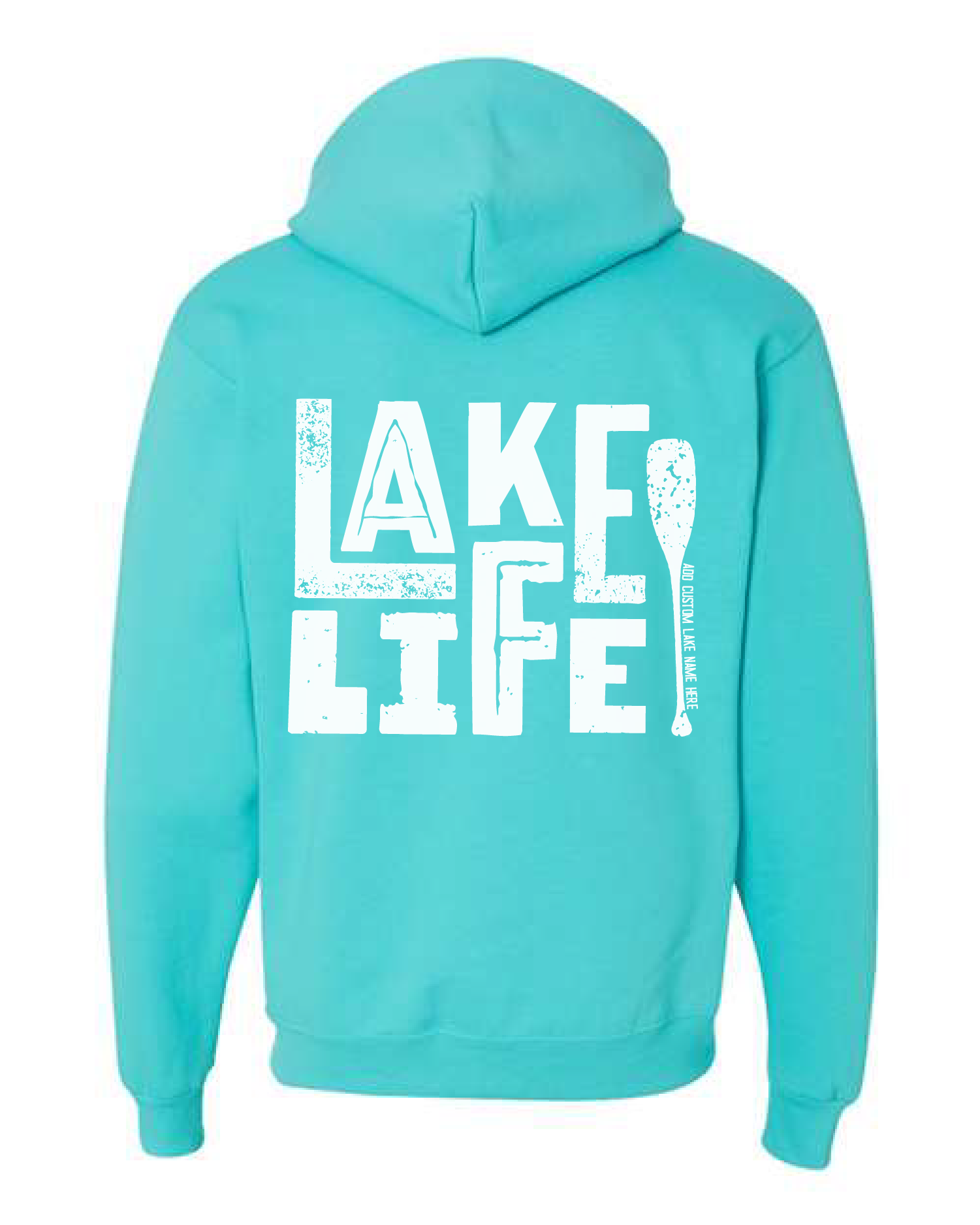DIYxe – Engroshandel Hoodie – Kvinder – Lake Life Oar personlig Lake hættetrøje | Sommertøj3