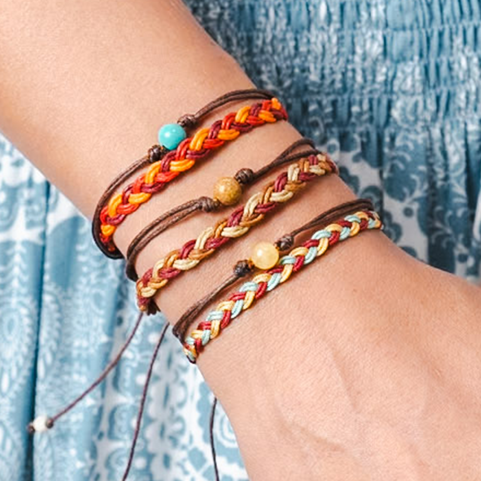 Lotus and Luna – Großhandel Gewebtes/geflochtenes Armband – Yellowstone-Nationalpark-Armband2