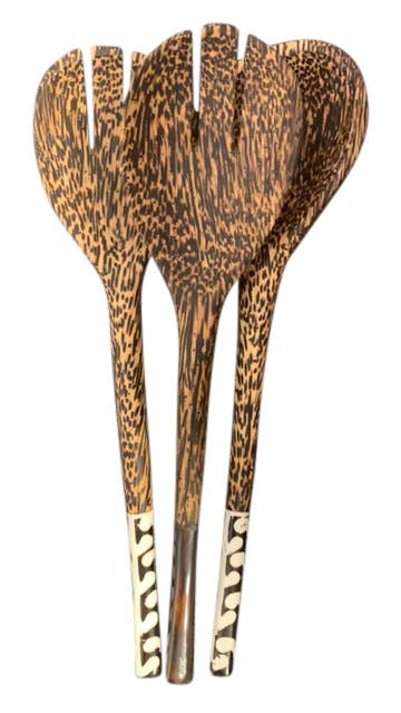 Harkiss Designs - Vendita all'ingrosso Utensile da cucina - Serviere per insalata in legno Coco1