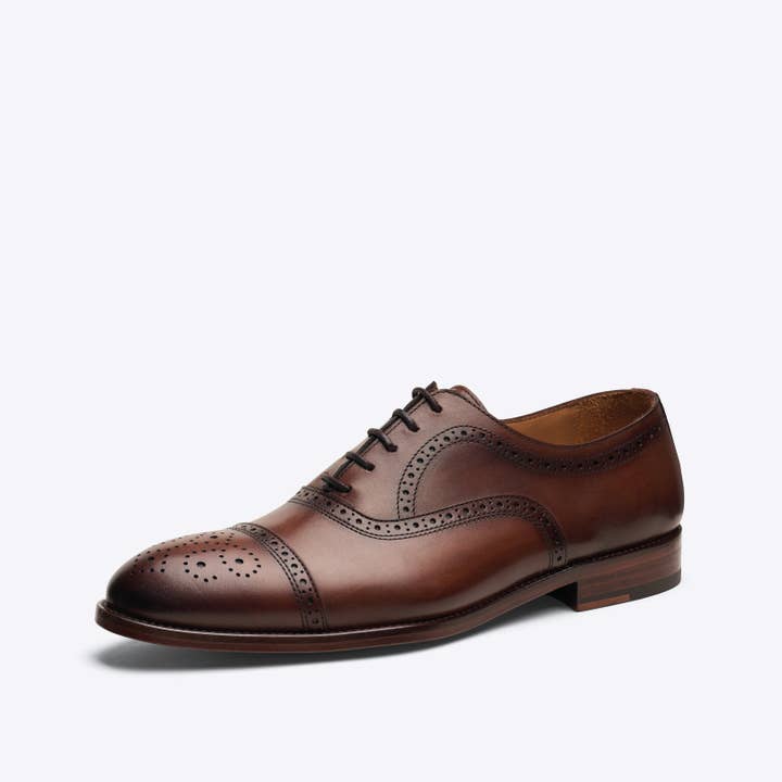 40635/00 - Cuir Oxford marron pour homme pour la vente par Centenário