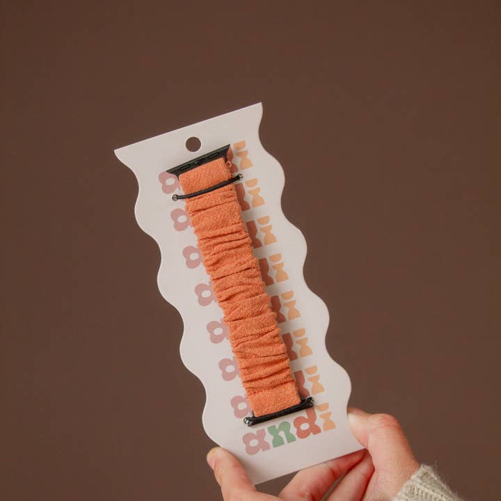 Shop Andi - Wholesale Watch band/strap – Women's - Pumpkin Spice Scrunchie Watch Band2