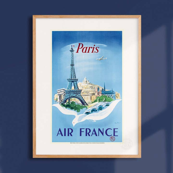 Affiche Air France / Paris - AFL0058 pour la vente par Oneart