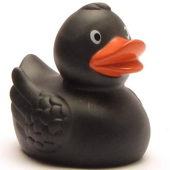 Duckshop - Wholesale Bath Toy - Baby - Merle rubber duck (black) - rubber duck