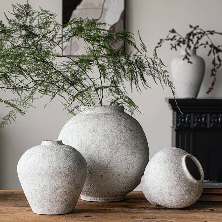 Sweet Home Deco - Wholesale Vase - Handmade Terracotta Vase, Pottery Art Pot in Matte White3