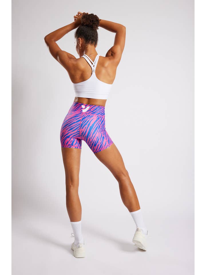VOXY - Wholesale Athletic Shorts - Women's - Zesty Zebra 5"