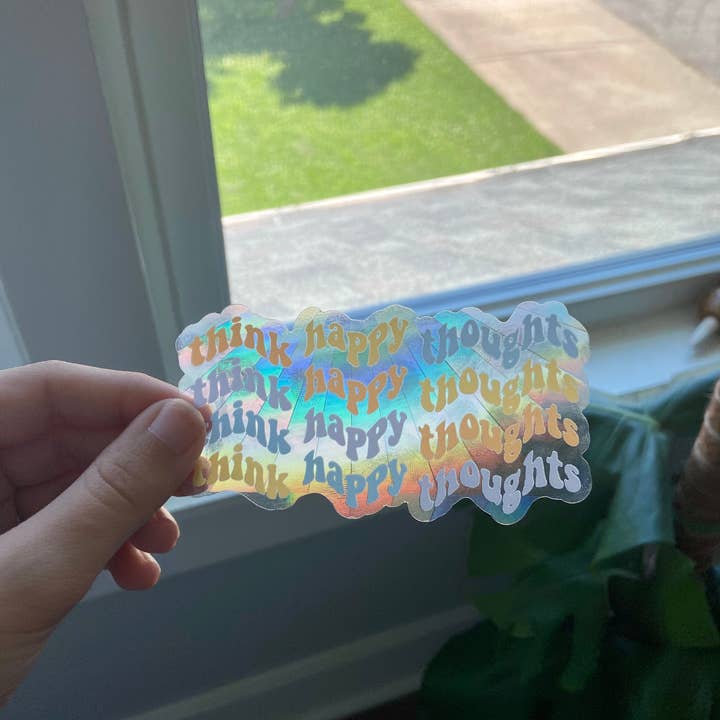 Alex Daley Designs - Wholesale Zonnevanger - Think Happy Thoughts Rainbow Maker, Suncatcher2