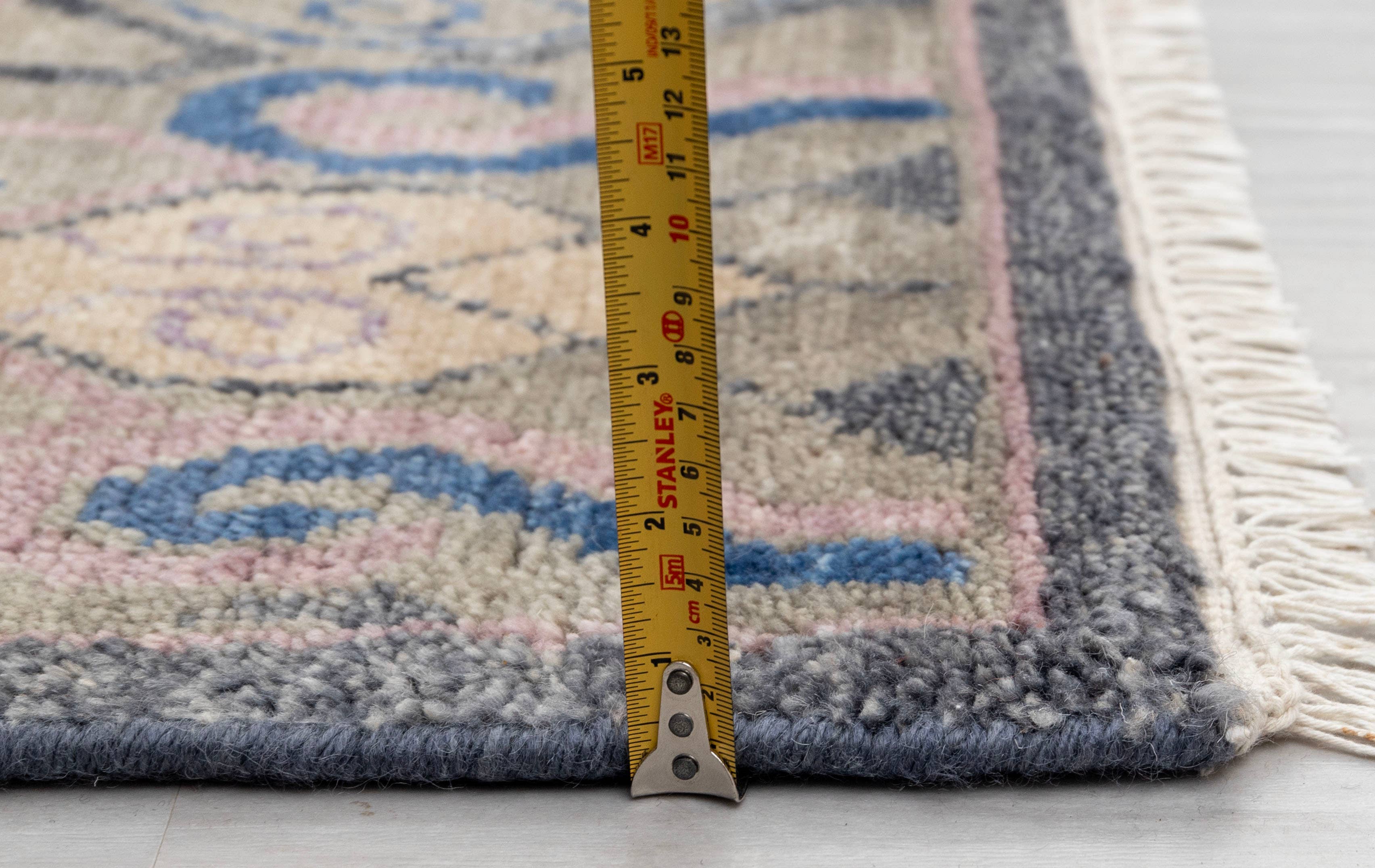 Aesthetic Homes LLC - Wholesale Area Rug - 9x12 Vintage Persian Khotan Gray Wool Hand Knotted RugG-91266