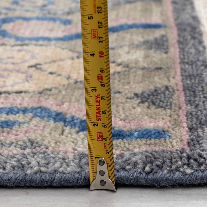 Aesthetic Homes LLC - Wholesale Area Rug - 9x12 Vintage Persian Khotan Gray Wool Hand Knotted RugG-91266