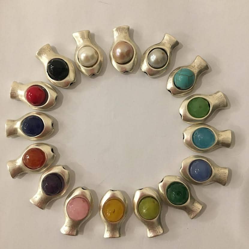 Volare - Wholesale Charm/Dangle Bracelet - Color Pop single stone Bracelet4