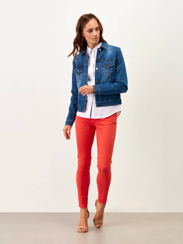 Pantalon en jacquard pour la vente par GUIMANOS