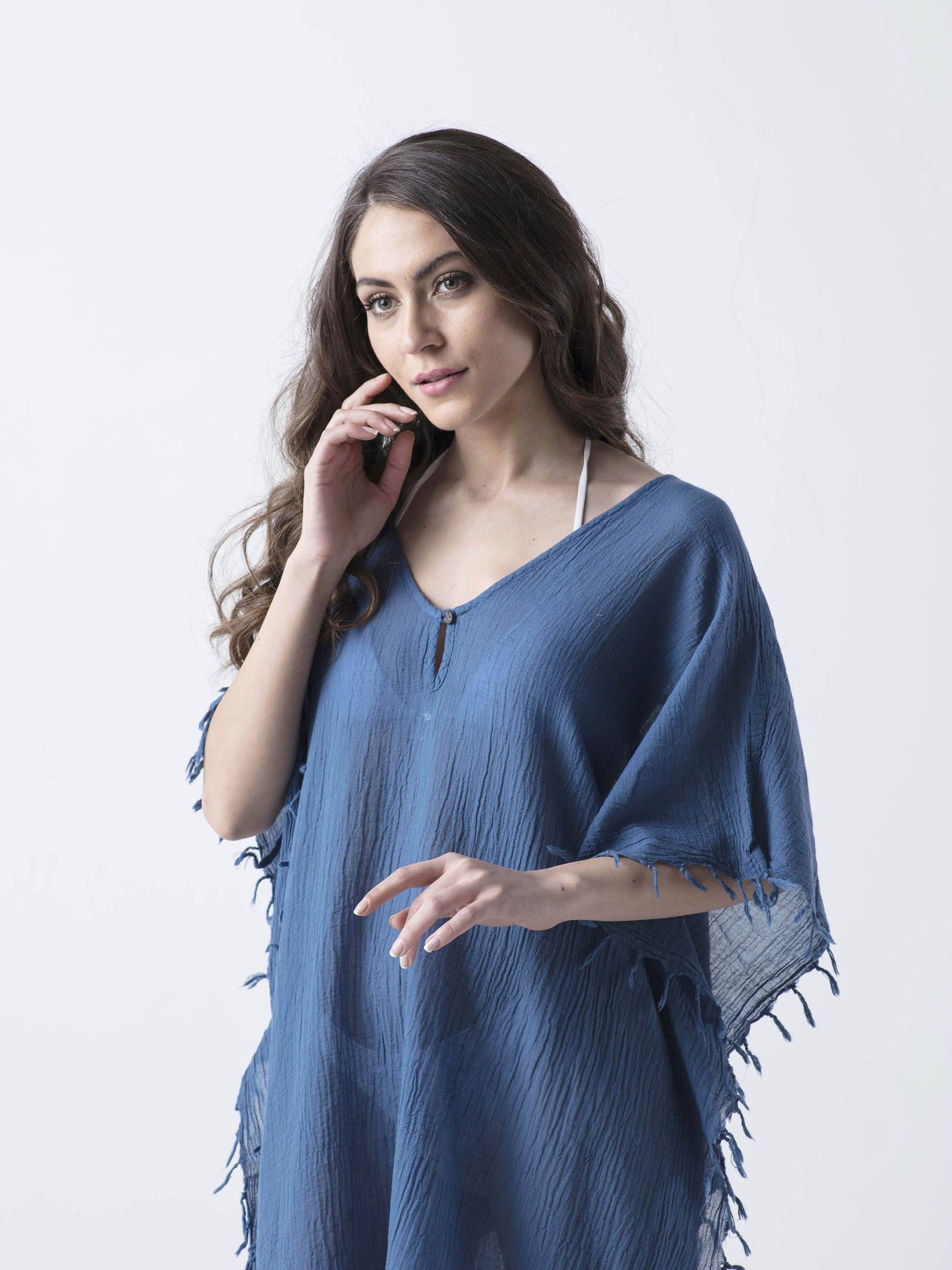 AYLIN COLERI-LUXURY RESORT/LOUNGE WEAR COLLECTION - Wholesale Swim Cover Up - Women's - Foxy-Beach/Resort Caftan10