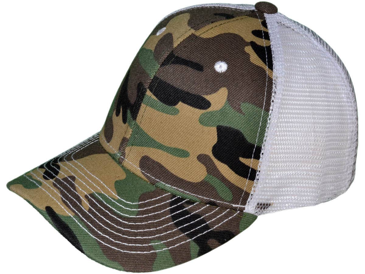 Buck Wholesale - Venta al por mayor Gorra trucker - Unisex - Gorras de camionero en blanco - Gorras BK de malla estructurada53