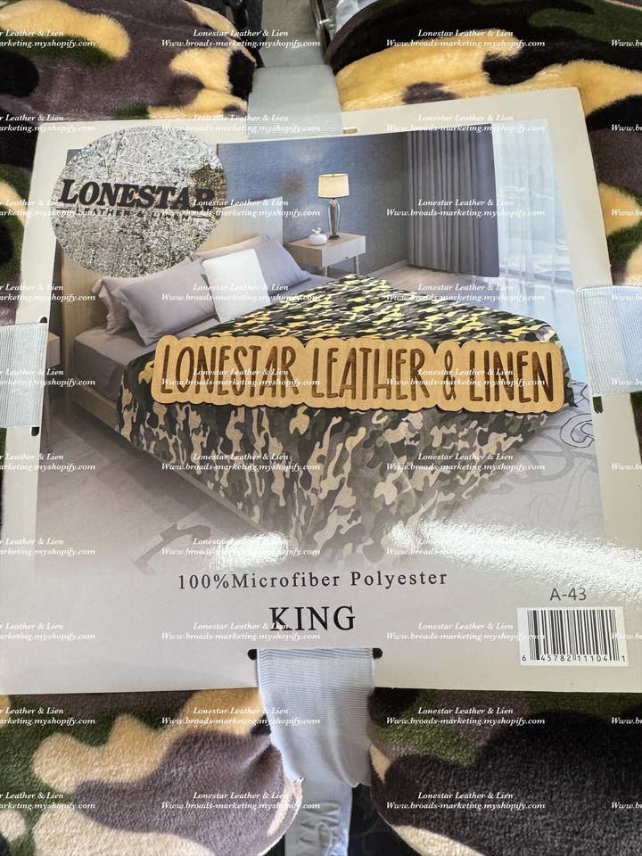 Coperta Super Morbida Army Camo A43 per la vendita all'ingrosso da parte di Broads Market