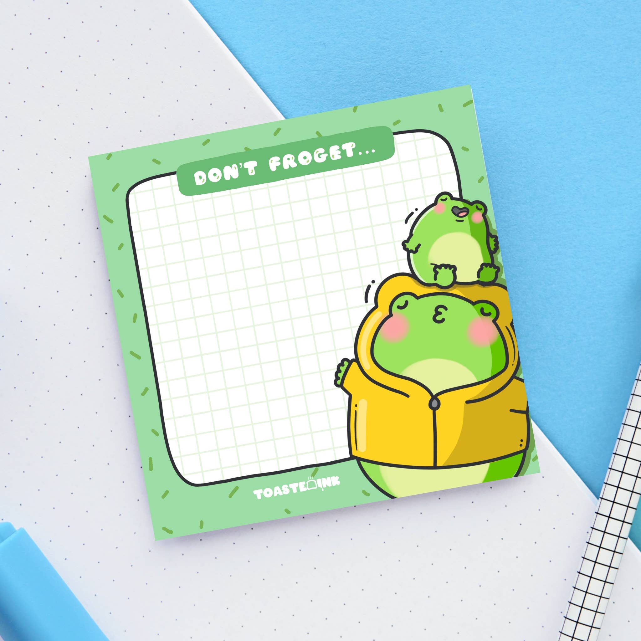 Toastedink - Wholesale Sticky Notes - Frog Sticky Notes | Cute Memo Pads & Stationery4