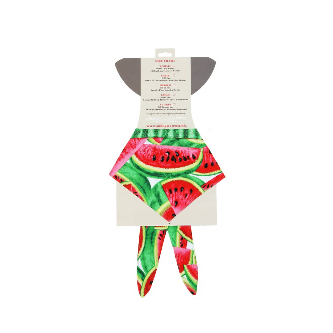 Watermelon Bandana for wholesale by Bark n Bag
