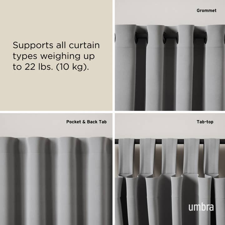 Umbra - Wholesale Curtain Rod - Loop 1" Curtain Rod7