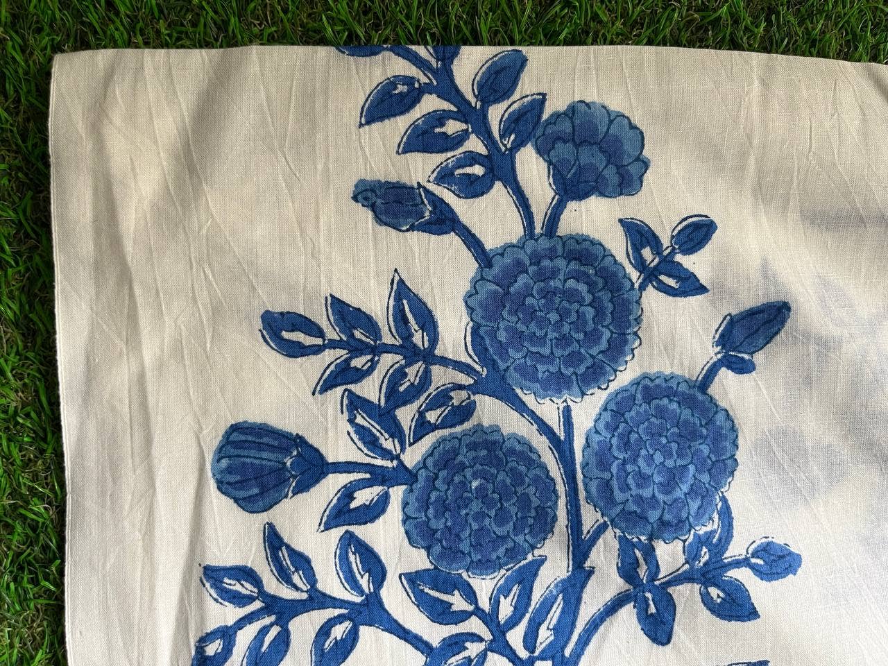 GYPSY STUDIO - Vente Peintures pour tissu - Tissu de couture fait main en coton blanc à imprimé floral0