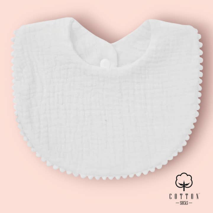 Cotton Socks - Wholesale Socks - Baby - BAO-05 Organic Cotton Bib double has 2 fabrics 25X11 cm7