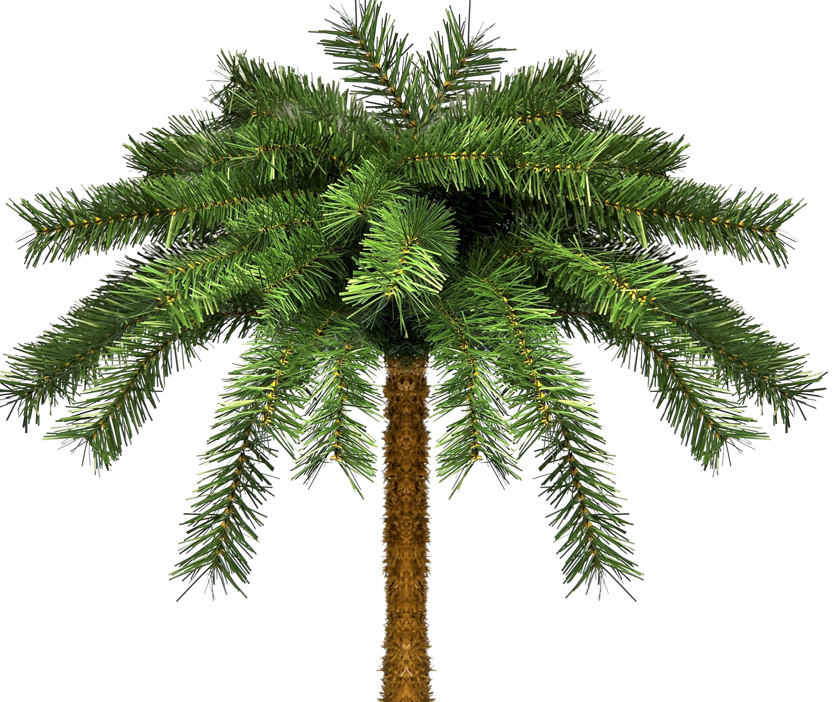 Tree Buddees - Wholesale Artificial Christmas Tree - 50% Off Sale! - 7 Foot Tall Palm Tree Christmas Tree2