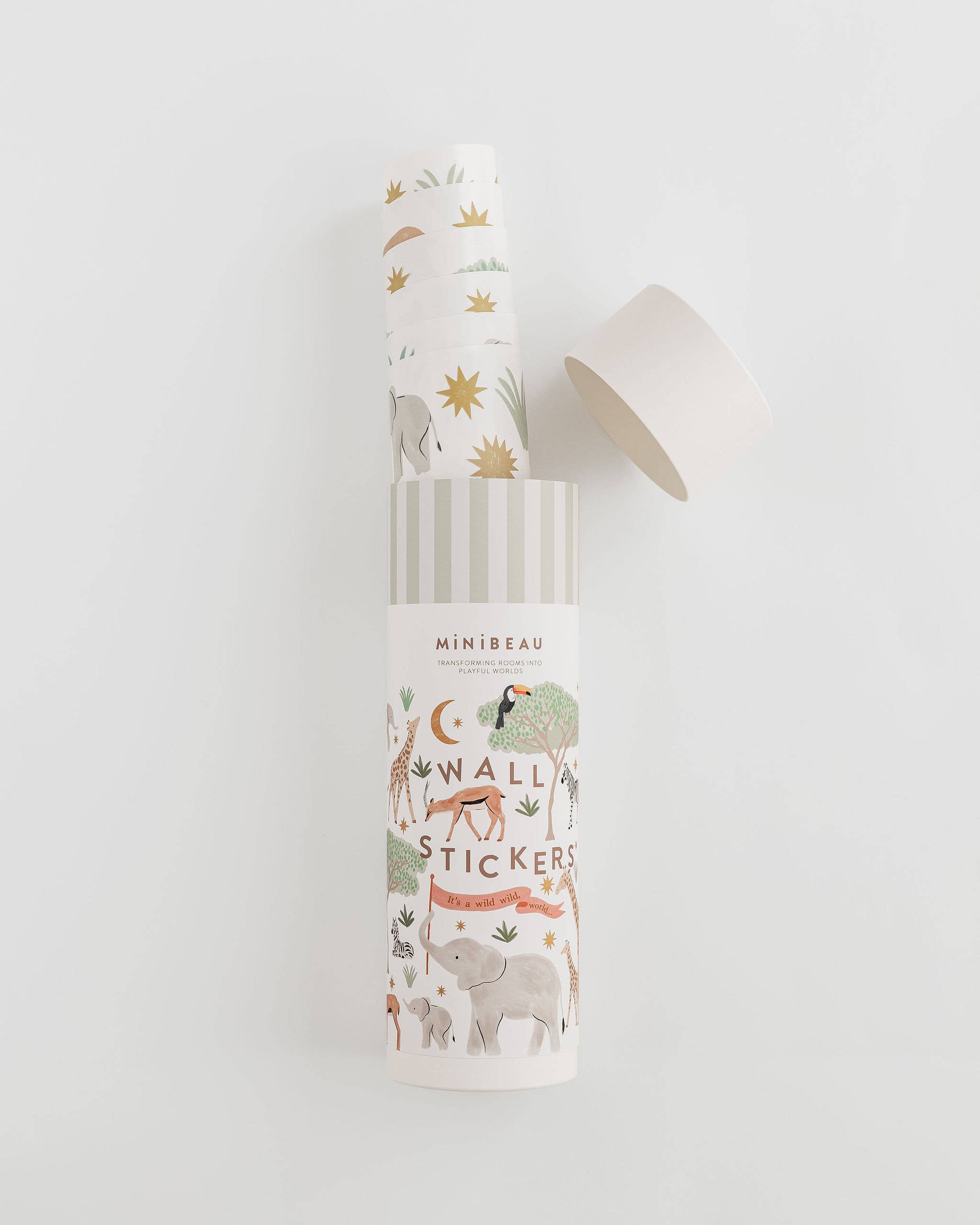 Minibeau - Venta al por mayor Vinilo/adhesivo de pared - Adhesivos de Pared Safari | Vinilos de Animales | Decoración para Cuarto Infantil2