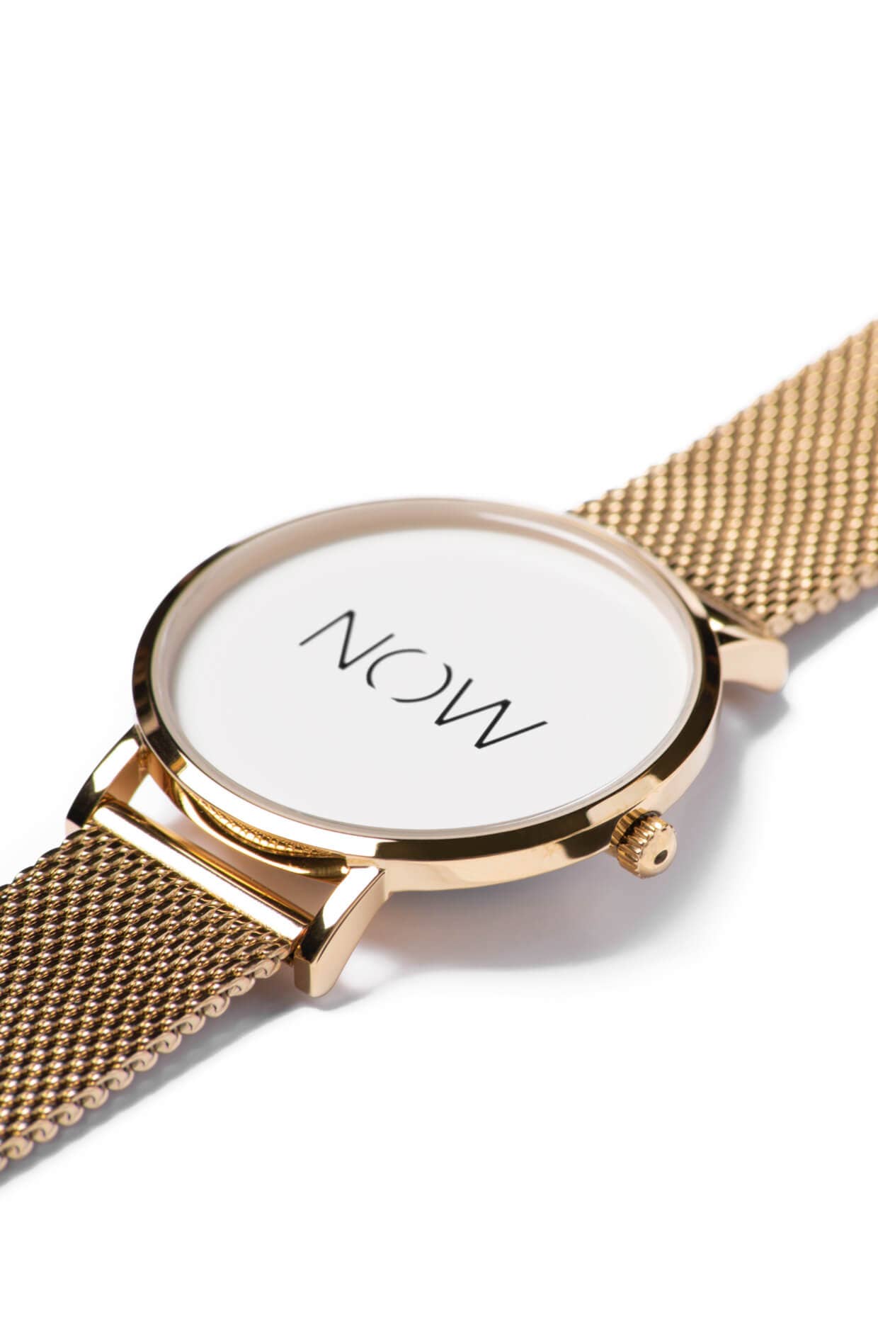 The Watch Now - Vente Montre – femme - The Watch Now Collection exclusive : Montre à bracelet maille dorée2