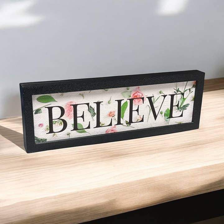 Believe | Mini Sign for wholesale by Corksee