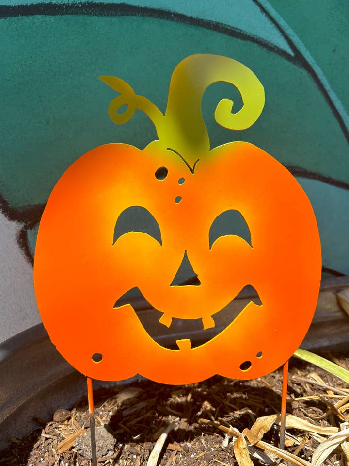 Silly Jack O Lantern for wholesale by Garden Deva Sculpture Co.