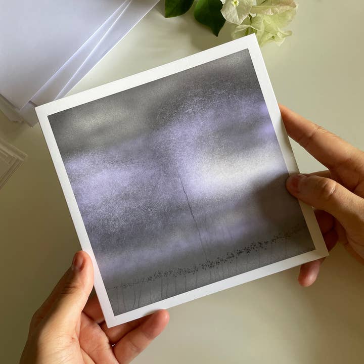 Silent Notes - Carte postale artistique pour la vente par Galerie Artwave