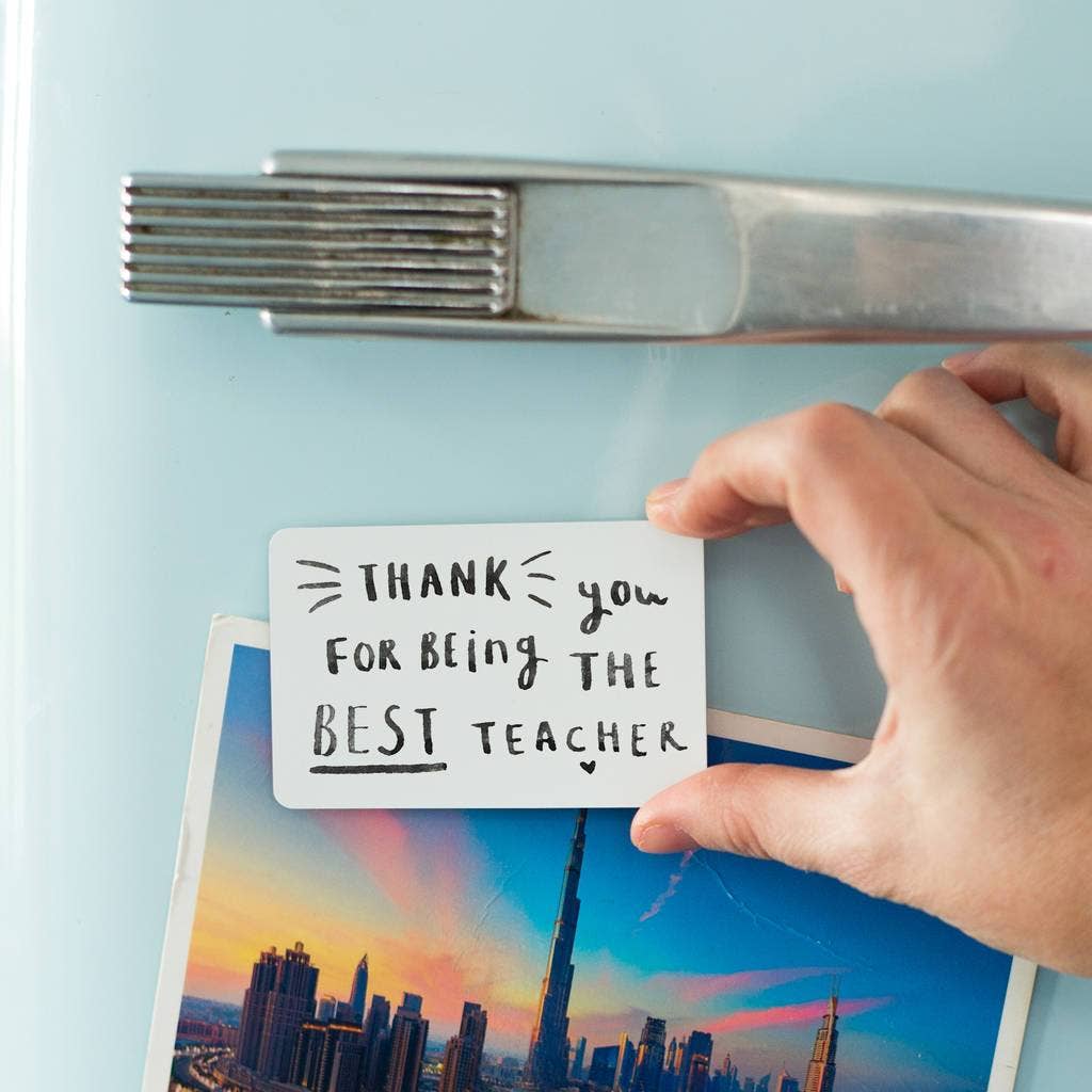 Ellie Ellie LTD – wholesale Teacher/back-to-school card – 'Thank You For Being The Best Teacher' 'Magnet1