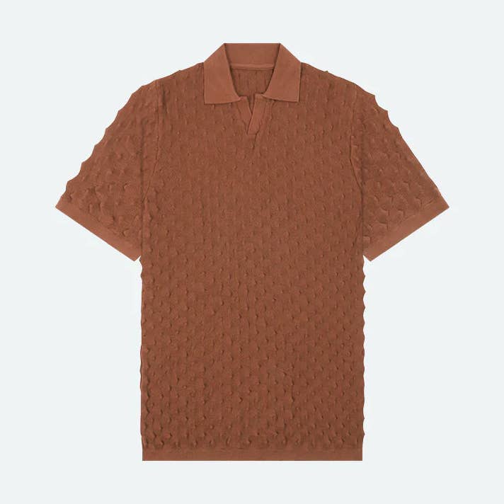 SPIKEY POLO (BEAR BROWN) for wholesale by SHAM