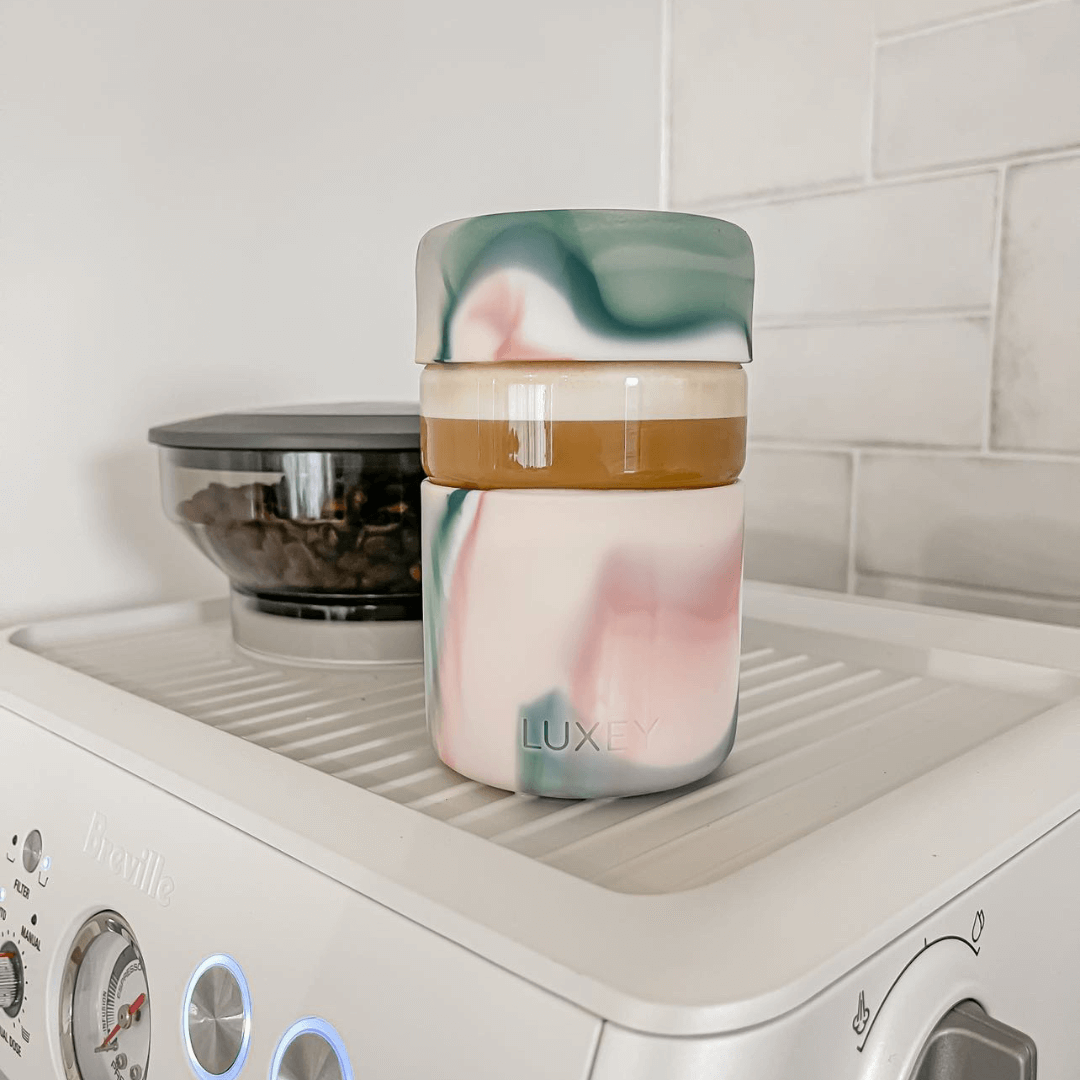 Luxey Cup - Vente Gourde/bouteille isotherme - LIME - Tasse à café réutilisable régulière 8oz14