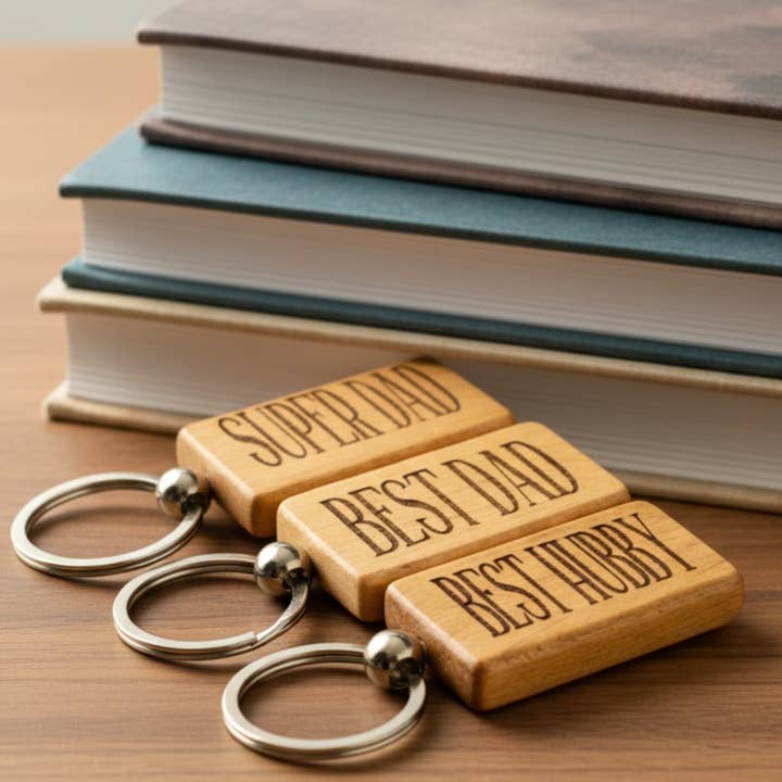 Wooden Souvenir Keychain for wholesale by Suzanne Dianne Collection