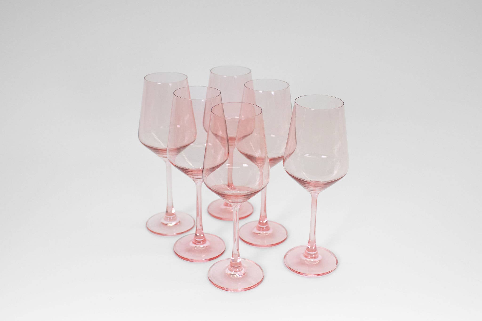 GlassHauseCo - Wholesale Wine Glass - Tickle Me Pink - Colored Wine Glass2