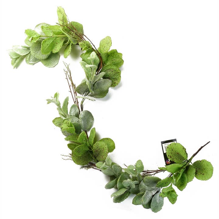 Leaf Design UK LTD - Venta al por mayor Banderines/guirnaldas - Planta colgante artificial para colgar, guirnalda de hojas de menta