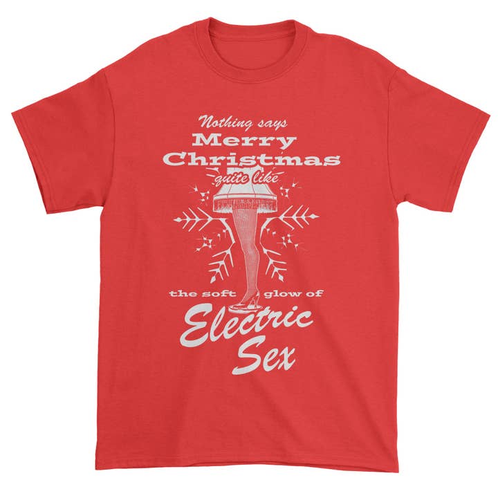 Christmas Story Fragile Electric Sex Men's T-Shirt for wholesale by Ferocitees