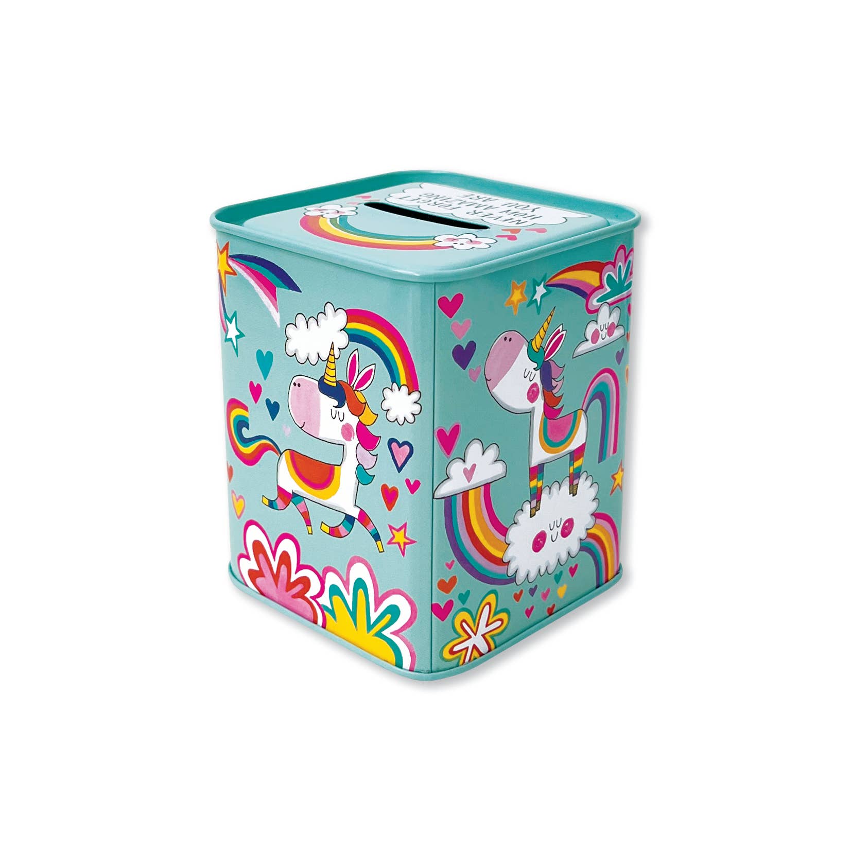 Rachel Ellen Designs – wholesale Money/piggy bank – Child & baby – Money Box - Never Forget How Amazing You Are/Unicorns2