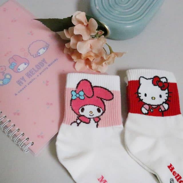K-Wonderland - Wholesale Socks - Women's - Sanrio New 7Days Ankle line Soft Socks