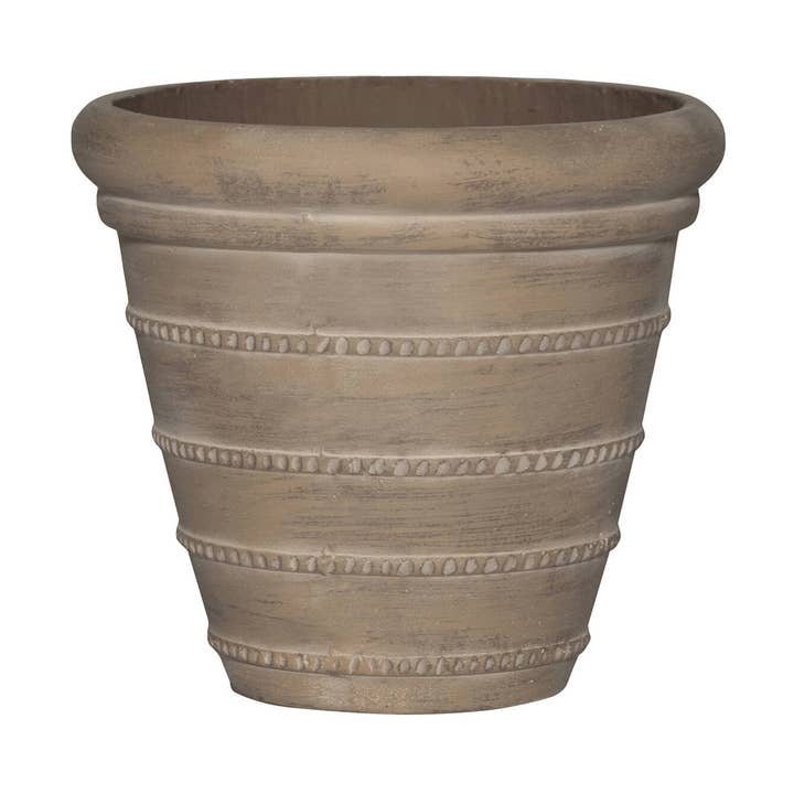 Selena L - Beige craie - L 20,47 po × l 20,47 po × H 18,11 po pour la vente par Pottery Pots
