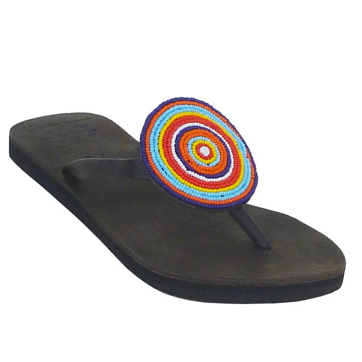 Bullseye Multicolor Leather Women's Sandals for wholesale by Global Girls