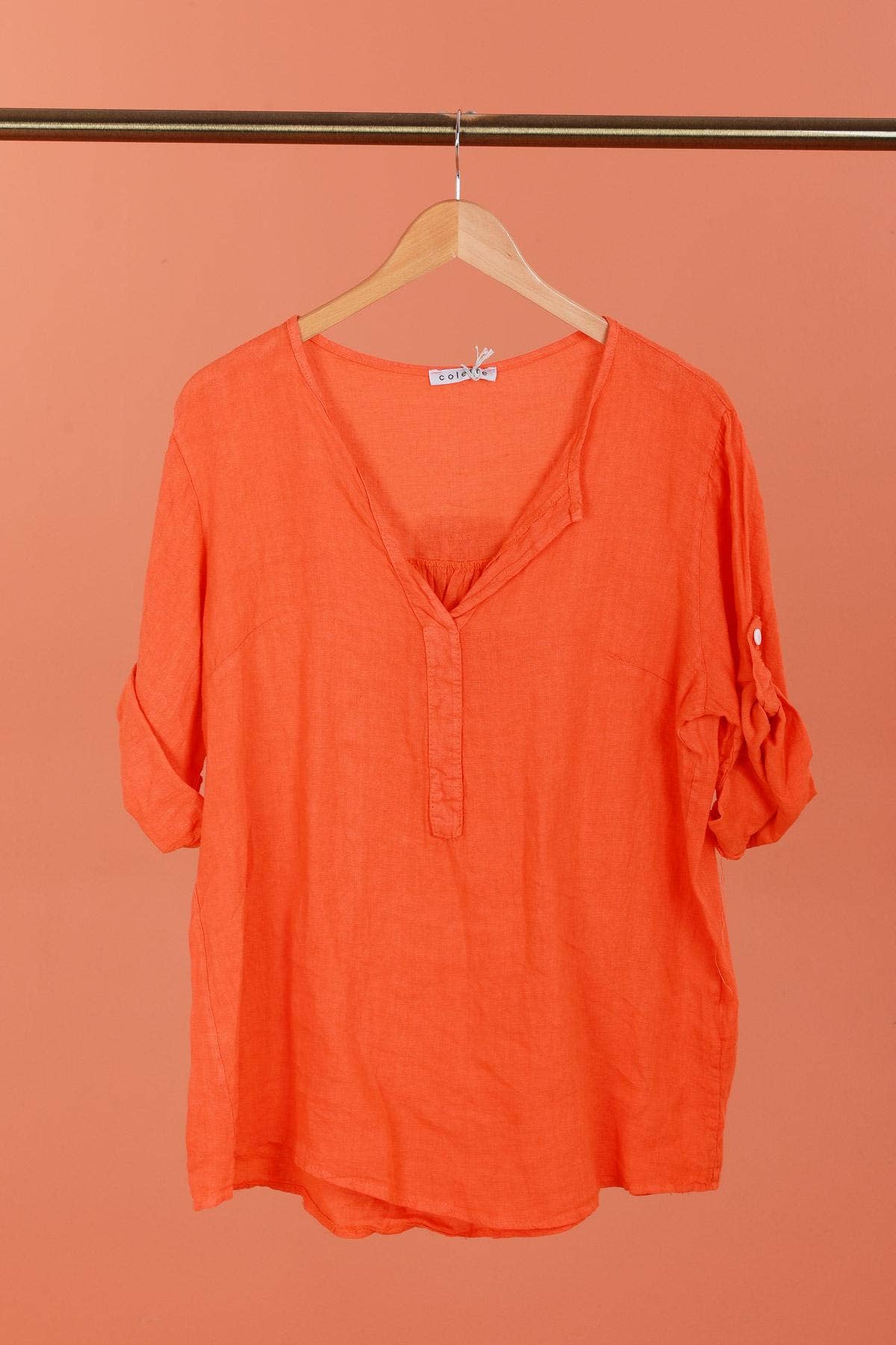 la maison des fibres naturelles - Wholesale Blouse - Women's - top 620411 100% linen made in Italy8