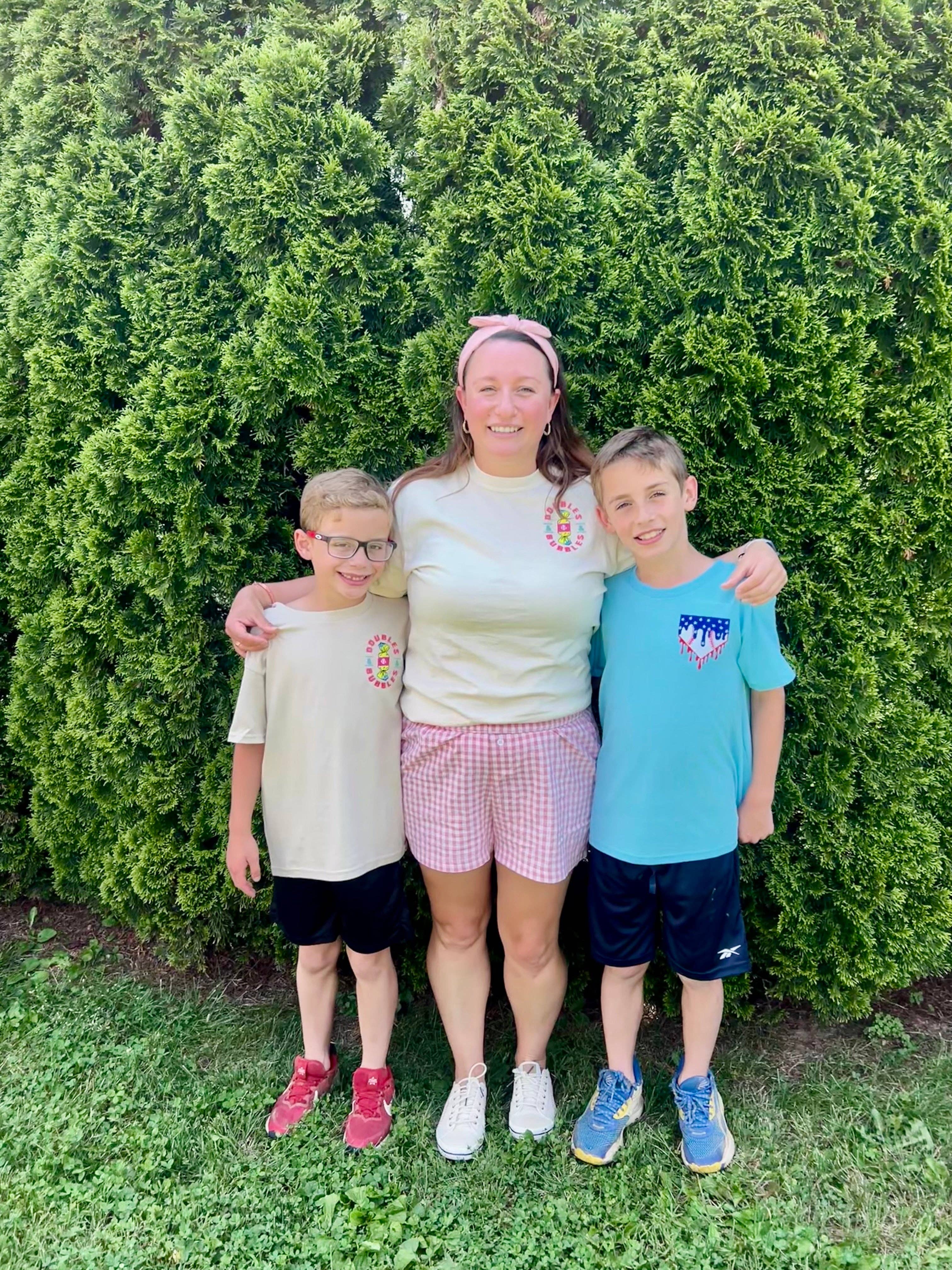 Amanda Rose Thread Co – wholesale T-shirt – Kids – Home Plate Drip Baseball- Patriotic- Youth Short Sleeve Shirt4