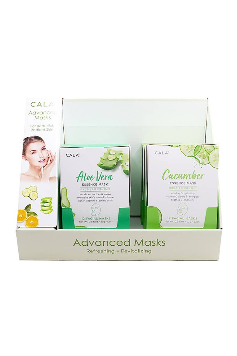 Wholesale CALA 67090A Essence Facial Mask Display Set 72pc for your store Faire