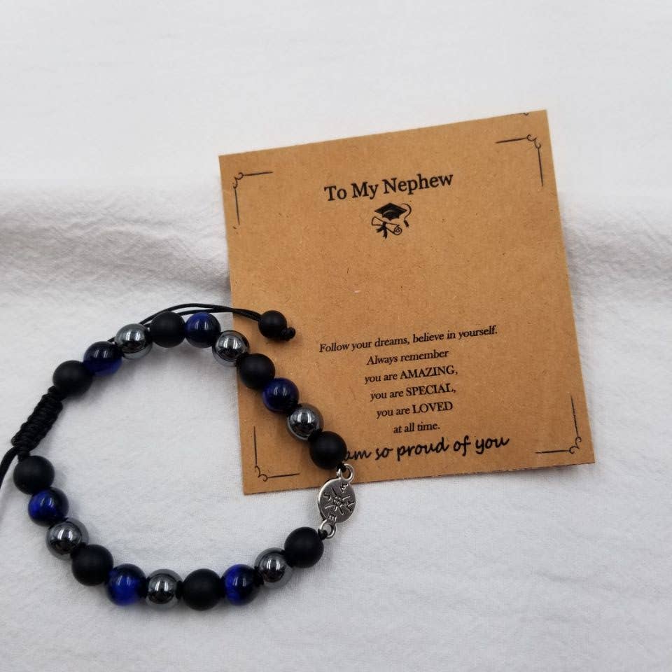 ENA Jewelry - Wholesale Armband met kralen - Voor Mijn Neef Kompas Steen Kralen Armband - Afstuderen2