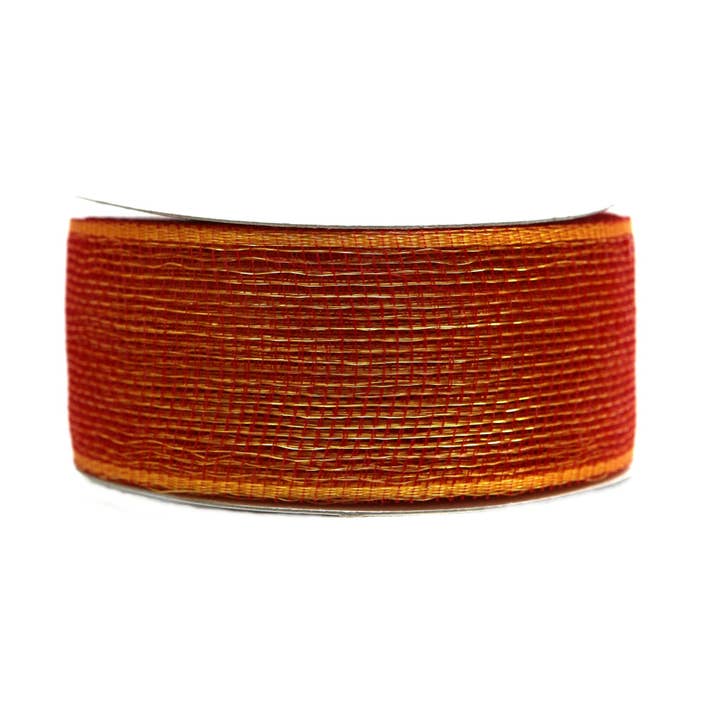 2.5" x 25yds Plastic Mesh, Red for wholesale by Tremont Floral Supplies