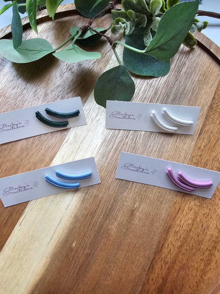 Dubbellinjerade örhängen Crawlers för wholesale av Beckys Creations