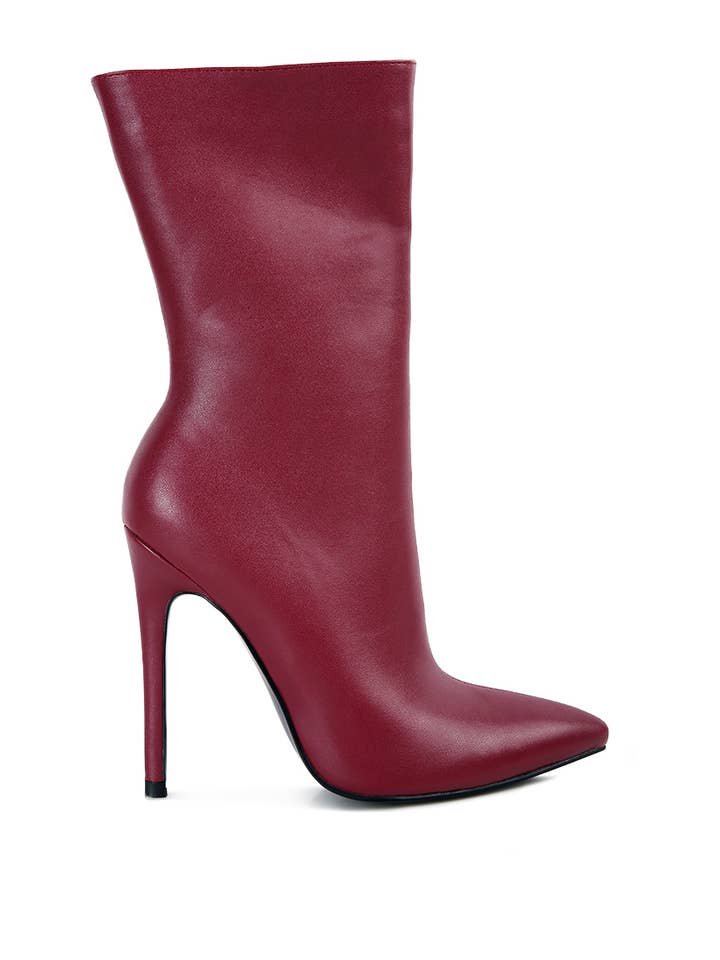 Rag Company - Wholesale Boots – Women’s - MICAH POINTED STILETTO HIGH ANKLE BOOTS19