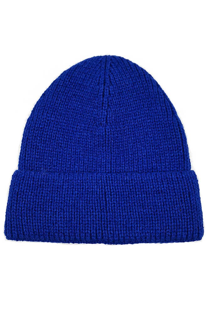 Hana - Wholesale Beanie - Women's - Solid Color Ribbed Knit Cuff Beanie13