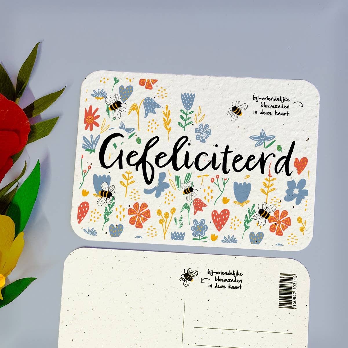 BLOOM your message - Vendita all'ingrosso Semi di piante - Cartoline piantabili con semi di fiori (set)1